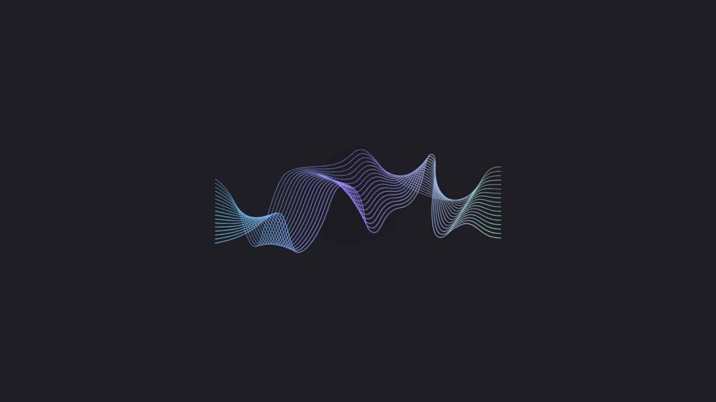 Abstract orange ring on black background representing the power of AI data processing in online gambling.
