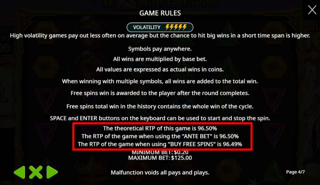 This is an RTP of Gates of Olympus (Pragmatic Play) on Stake