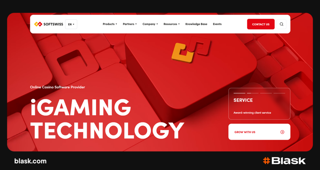 Softswiss main page