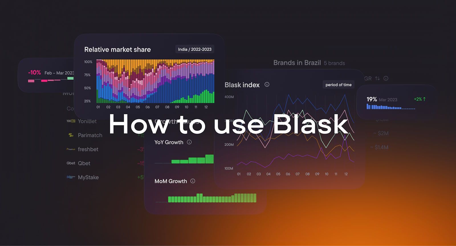 How to use Blask for analyzing the iGaming industry: 6 use cases revealed